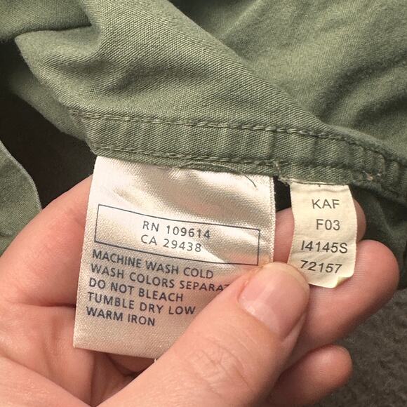 Vintage 5.11 Tactical Series Heavy Military Button Long Sleeve Shirt Mens Large - Picture 6 of 10